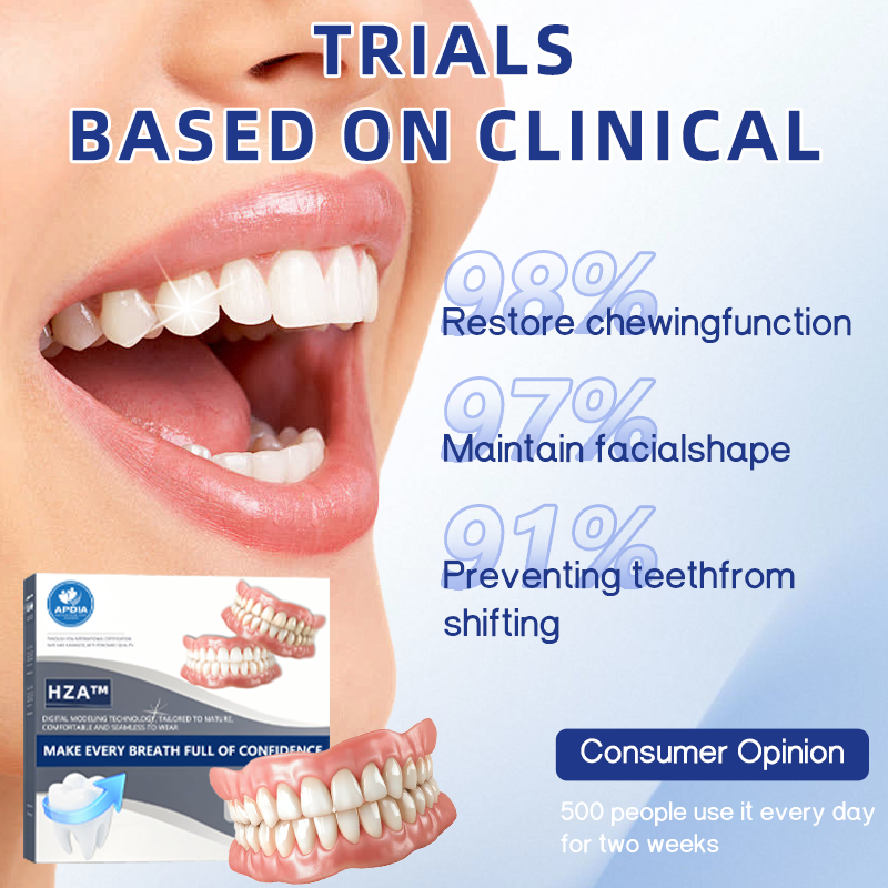 HZA™ --🦷Advanced Customized Full Denture Set🦷 (Recommended by the American Dental Association (ADA))